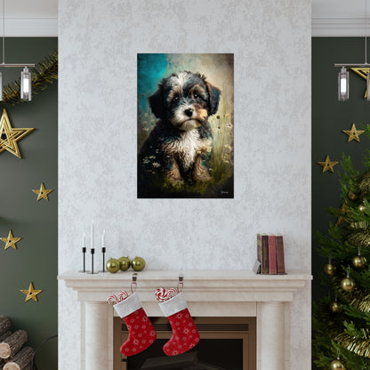 Havanese Puppy Premium Matte Vertical Posters