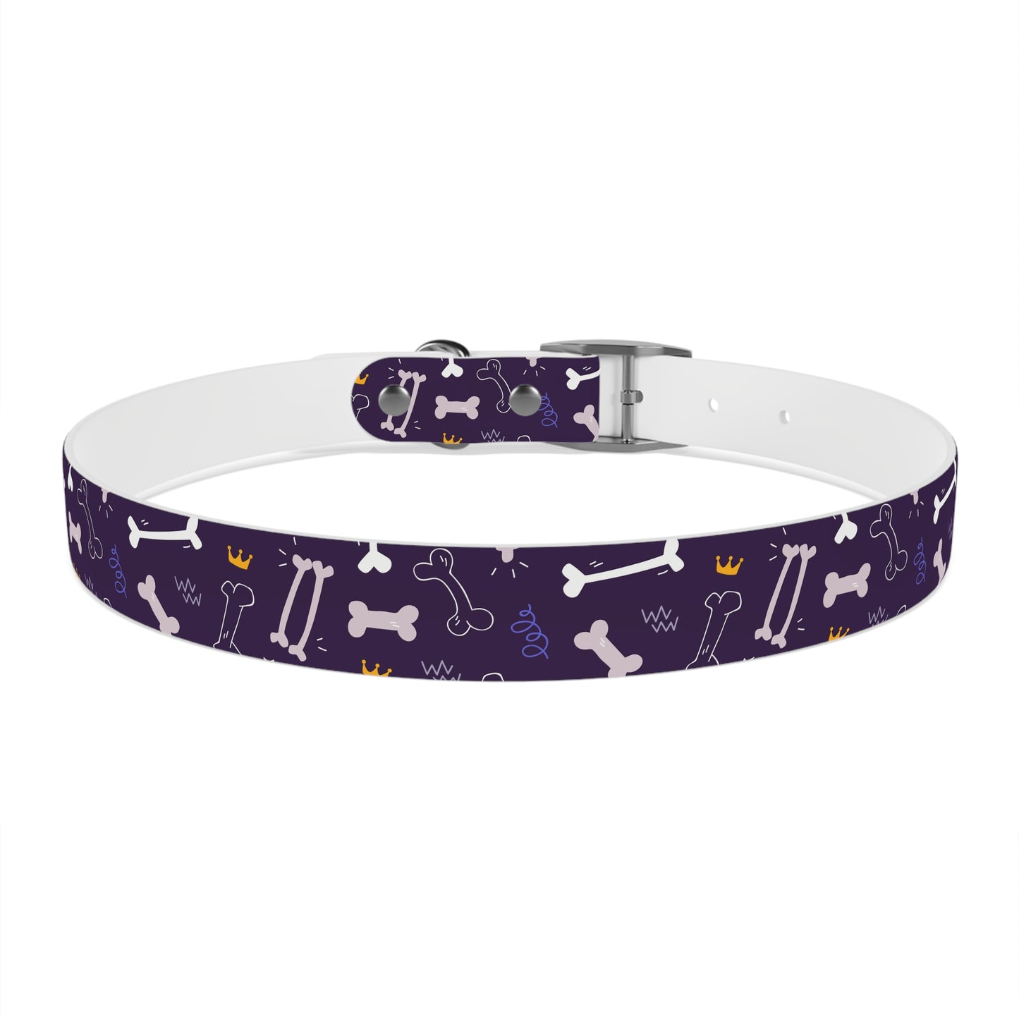 Sassy Pet's Purple Bones Collar