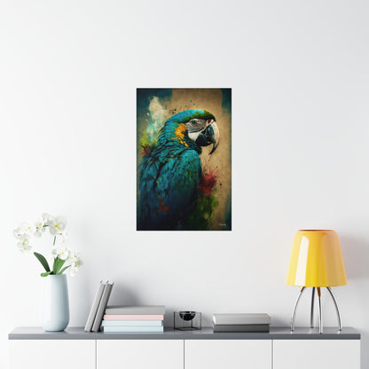 Macaw Premium Matte Vertical Posters