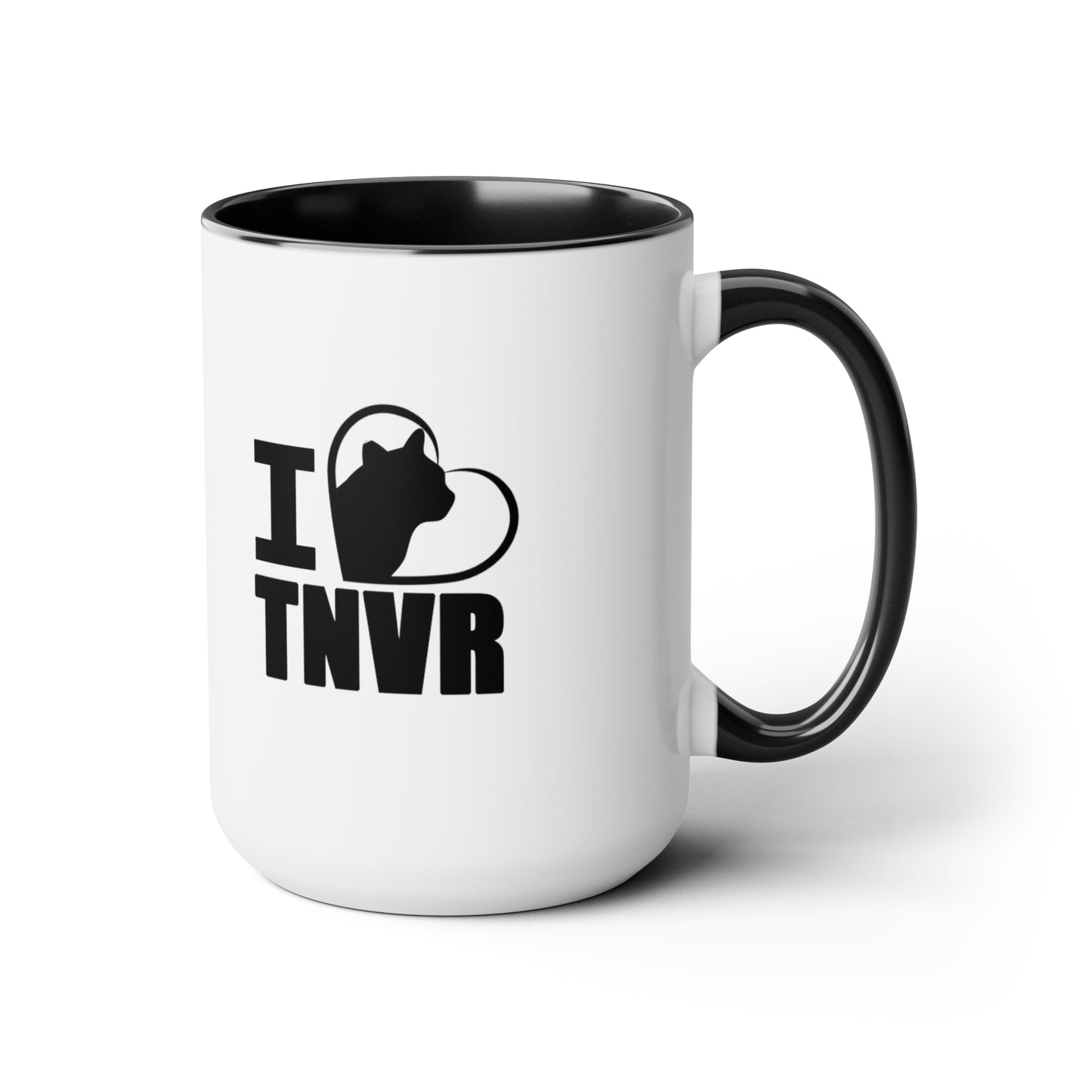 I Heart TNVR Two-Tone Coffee Mugs, 15oz