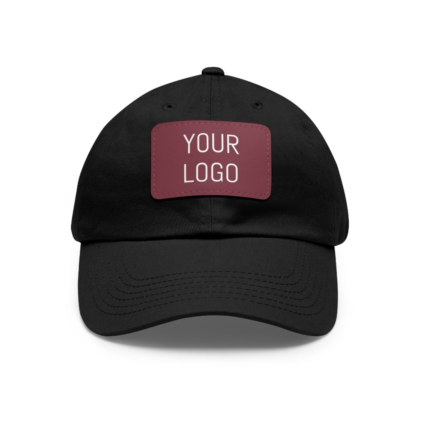 Dad Hat Leather Patch Personalized for Events & Promotions