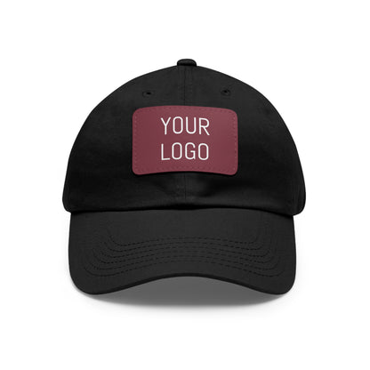 Dad Hat Leather Patch Personalized for Events & Promotions