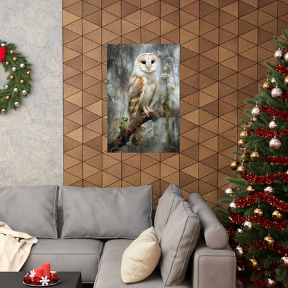 Florida Barn Owl Premium Matte Vertical Posters