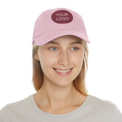 Dad Hat with Leather Patch Personalized for Events & Promotions