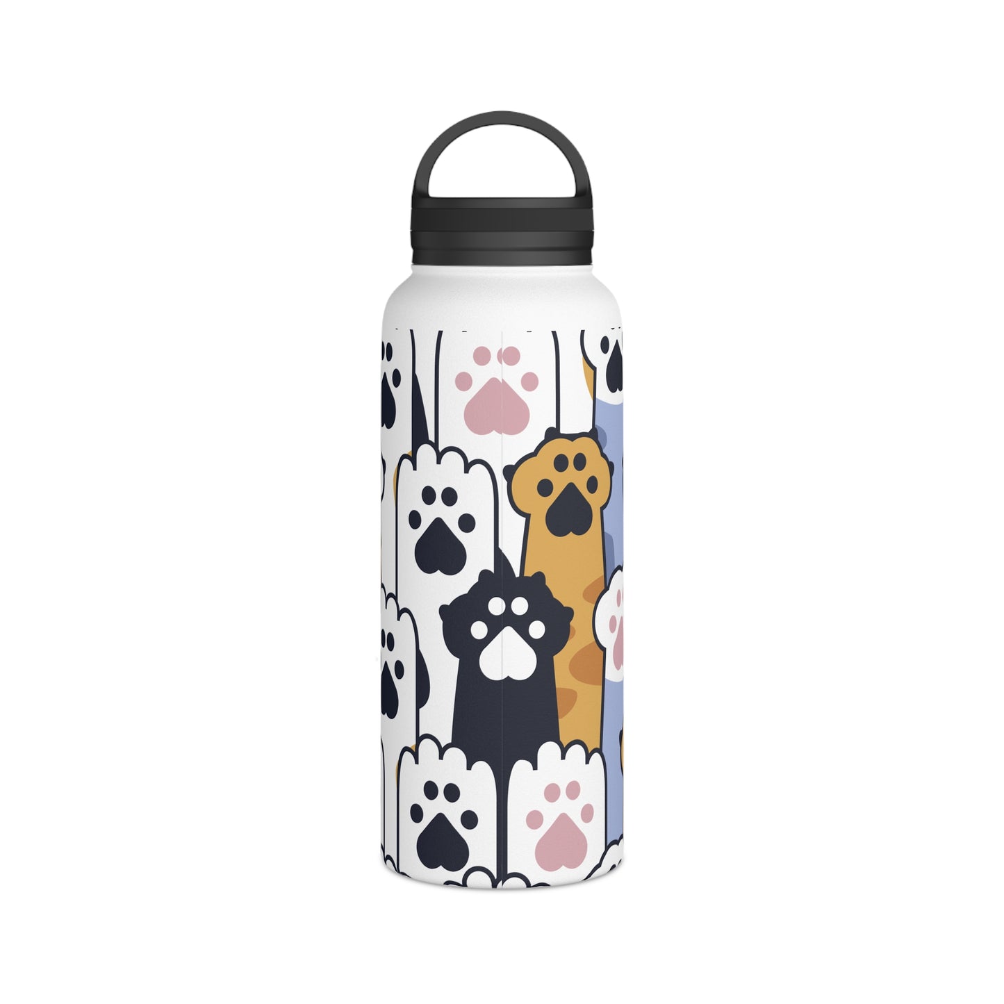 Talk to the Paw! Stainless Steel Water Bottle, Handle Lid