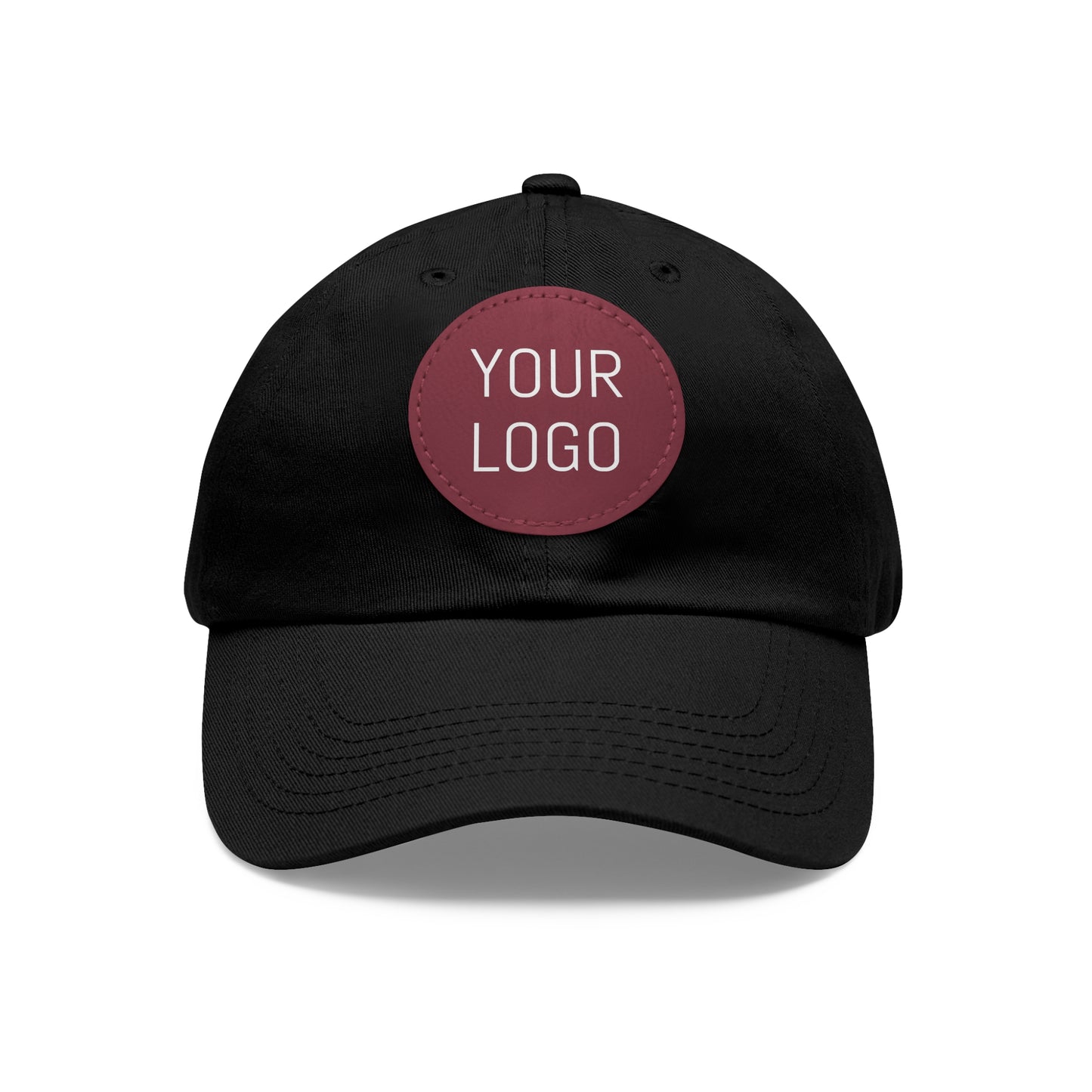 Dad Hat with Leather Patch Personalized for Events & Promotions