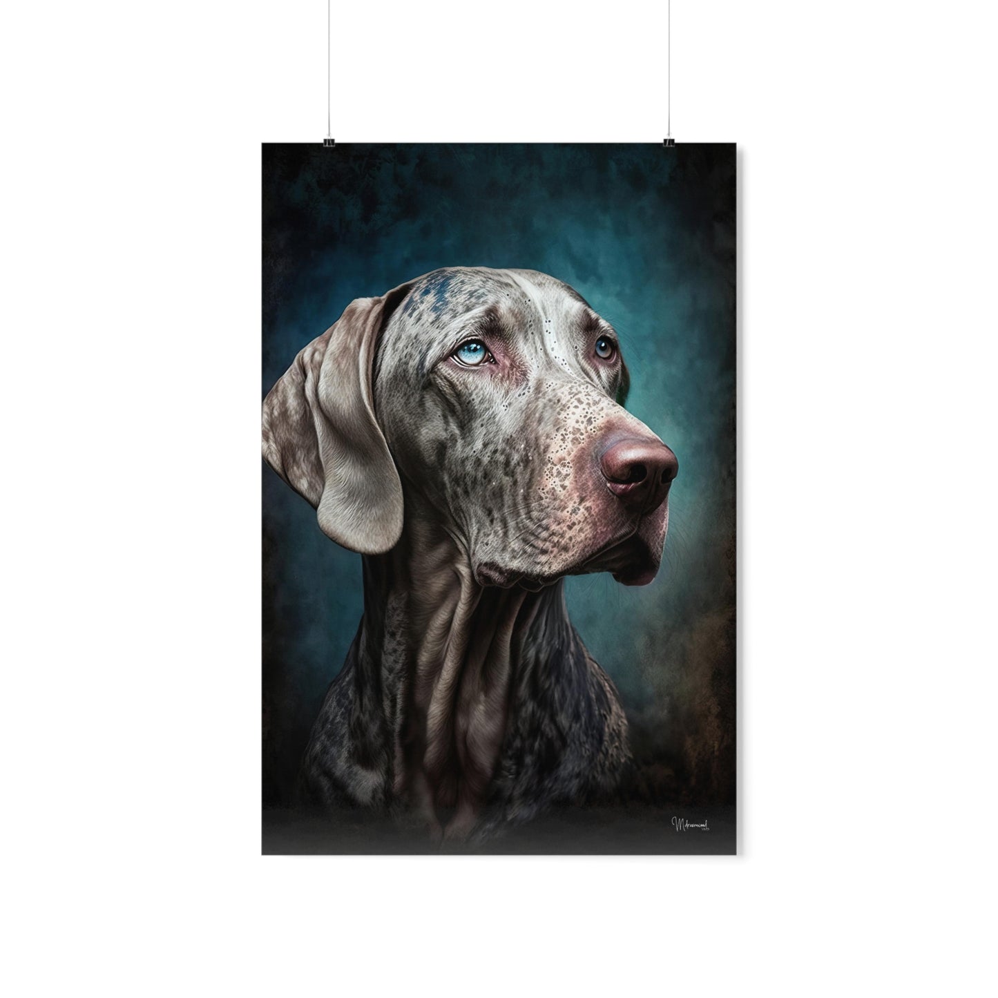 Weimaraner Dog Premium Matte Vertical Posters