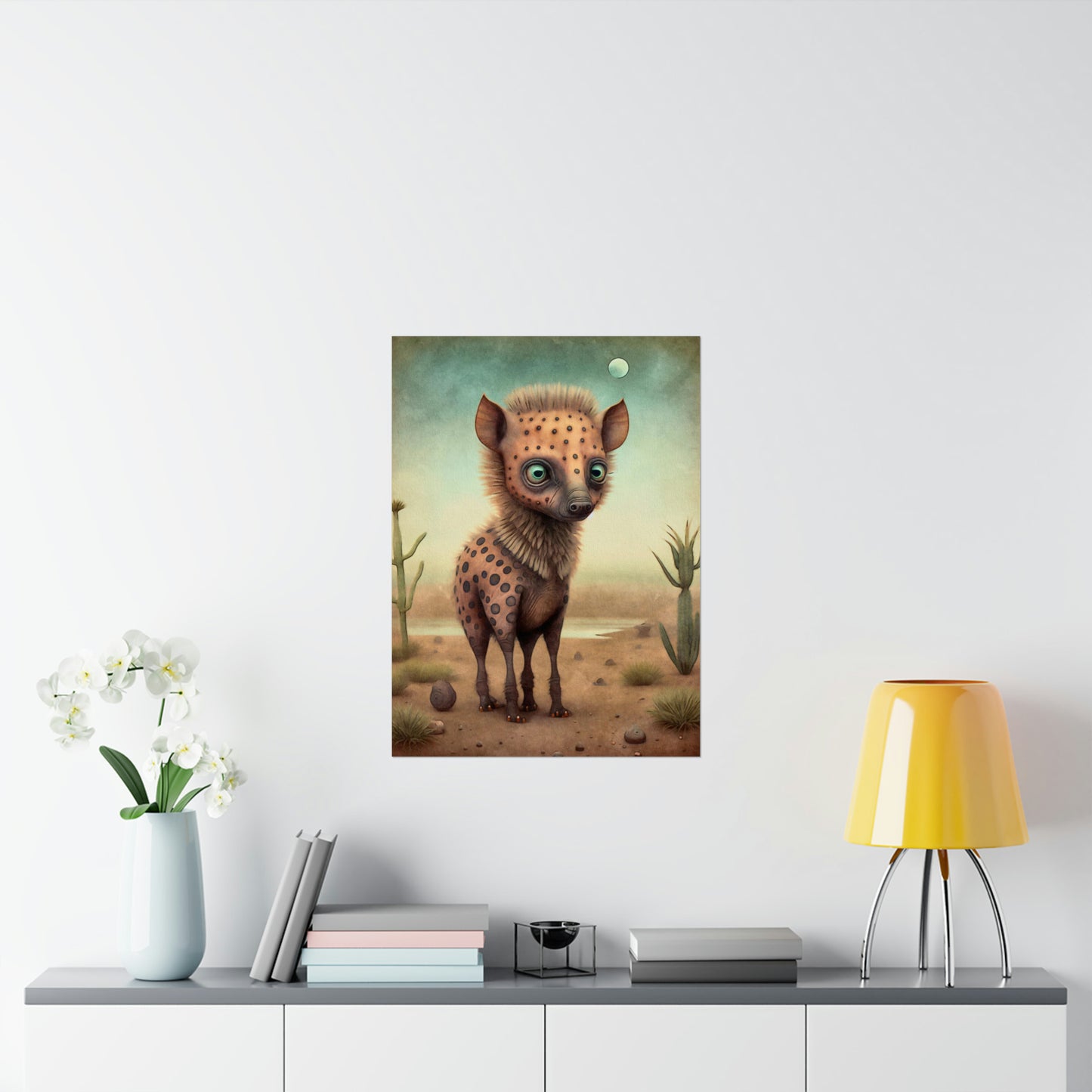 Safari Kids Collection- Hyena Premium Matte Vertical Posters