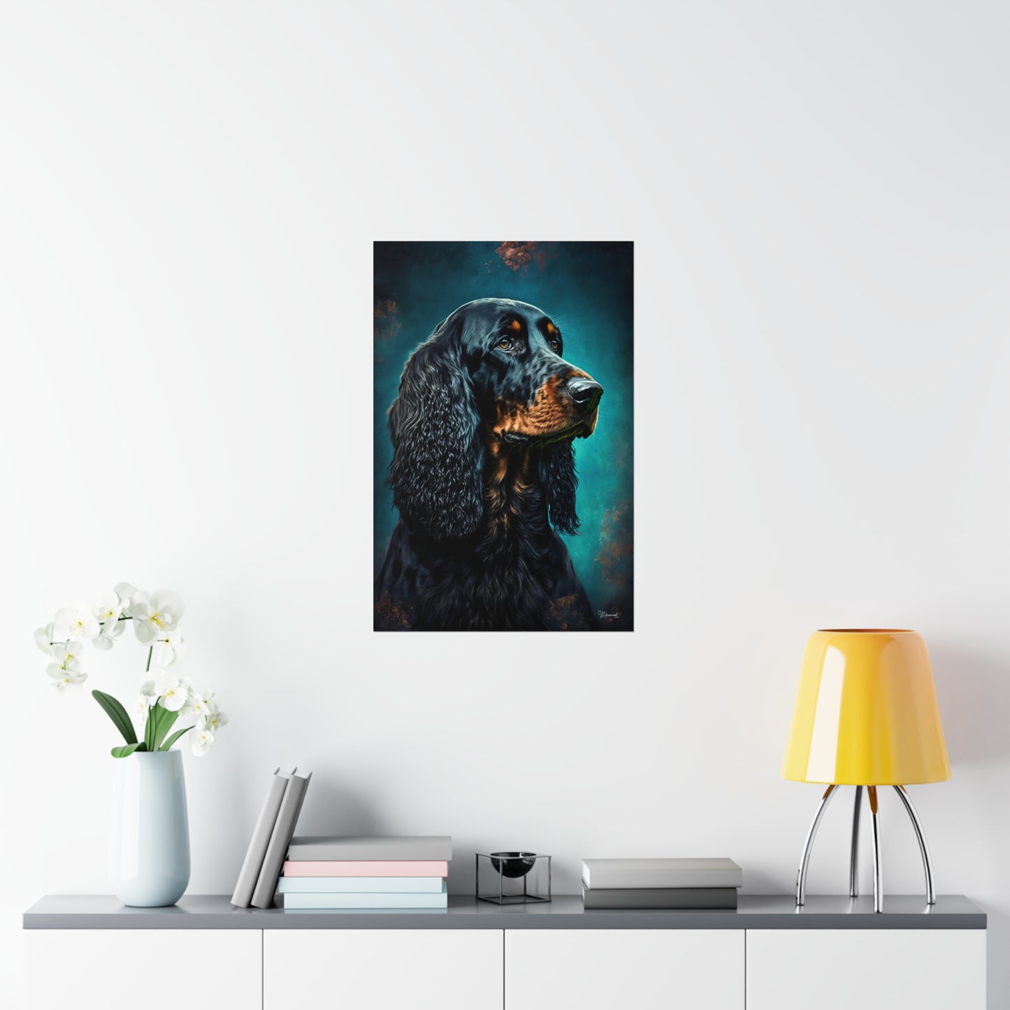 Gordon Setter Dog Premium Matte Vertical Posters