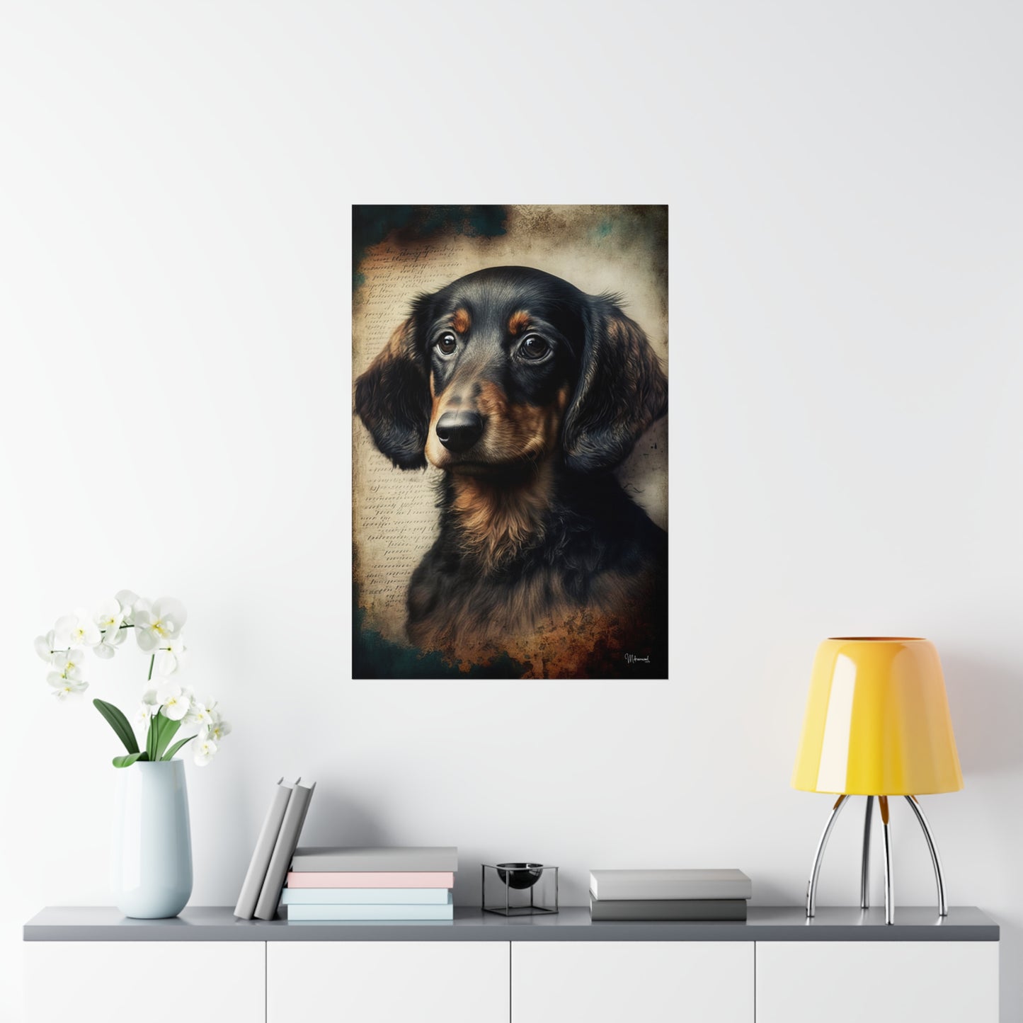 Dachshund Dog Premium Matte Vertical Posters