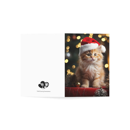 Santa's Here Christmas Greeting Cards (1, 10, 30, and 50pcs)