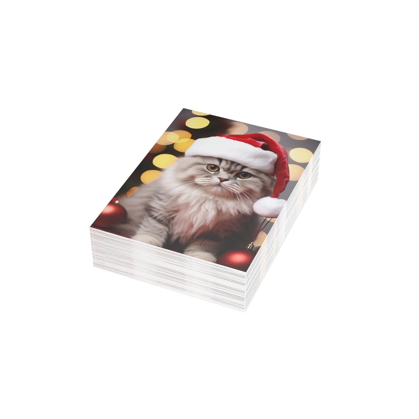 Santa's Here Christmas Greeting Cards (1, 10, 30, and 50pcs)