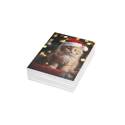 Santa's Here Christmas Greeting Cards (1, 10, 30, and 50pcs)