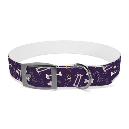 Sassy Pet's Purple Bones Collar