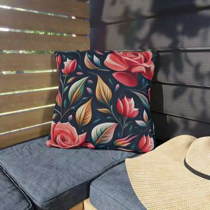 Passion Rose Outdoor Pillows