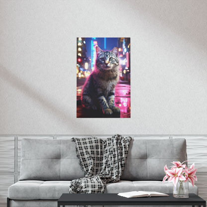 TNVR Cat in the City Premium Matte Vertical Posters