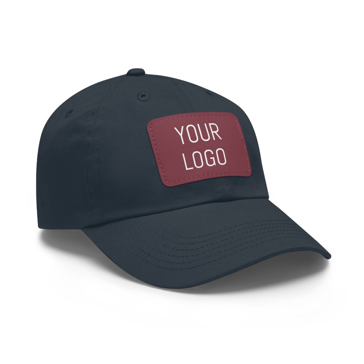 Dad Hat Leather Patch Personalized for Events & Promotions