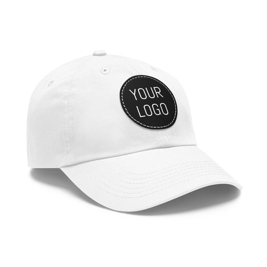 Dad Hat with Leather Patch Personalized for Events & Promotions