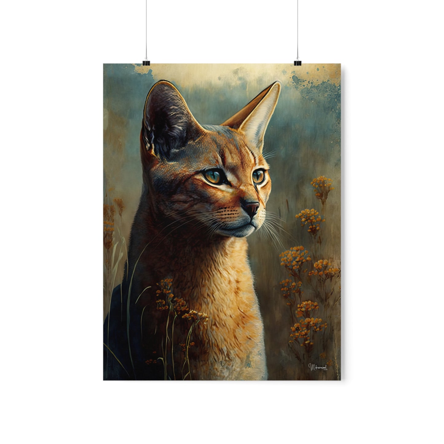 Chausie Cat Premium Matte Vertical Posters