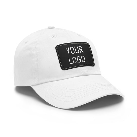 Dad Hat Leather Patch Personalized for Events & Promotions