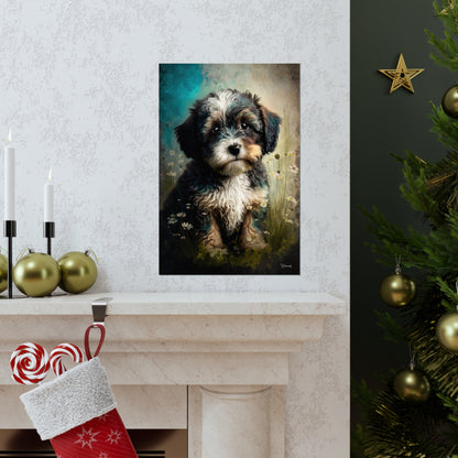 Havanese Puppy Premium Matte Vertical Posters