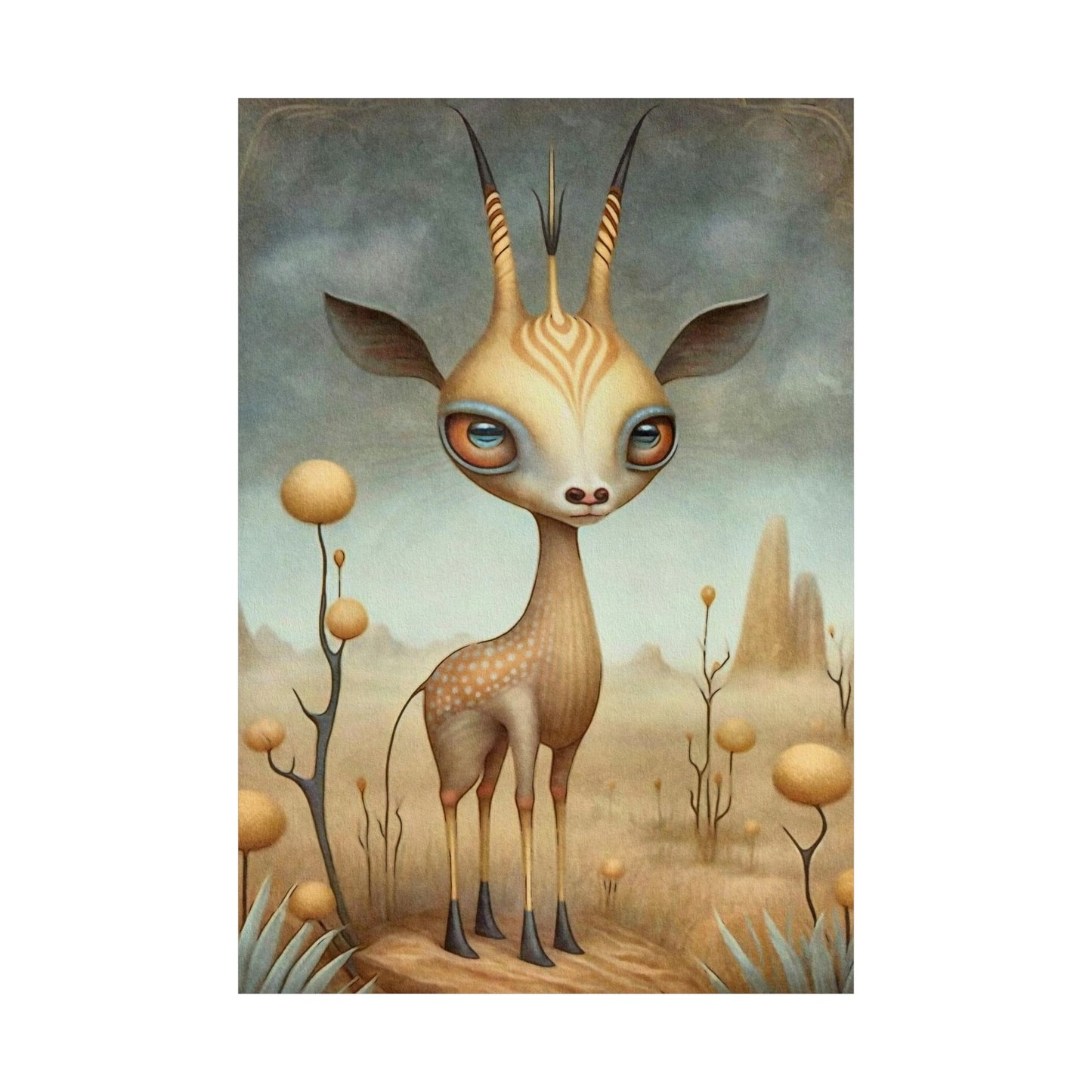 Safari Kids Collection- Gazelle Premium Matte Vertical Posters