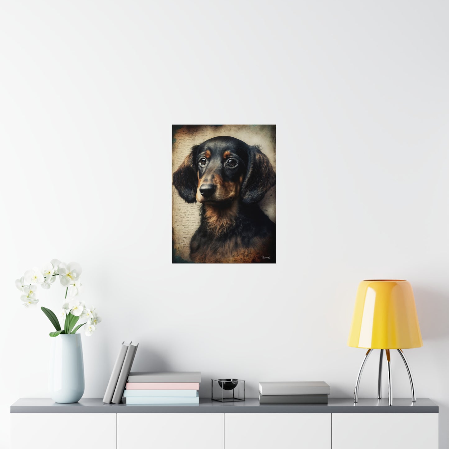 Dachshund Dog Premium Matte Vertical Posters