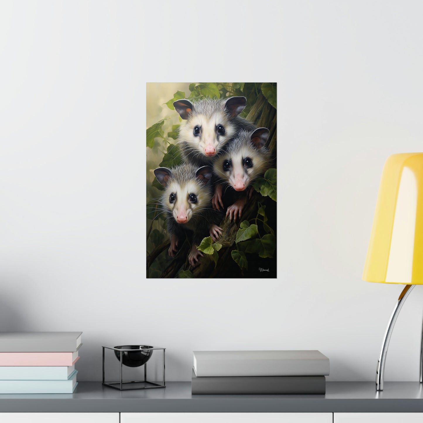 Possum Family Premium Matte Vertical Posters