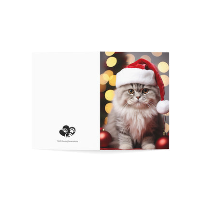 Santa's Here Christmas Greeting Cards (1, 10, 30, and 50pcs)