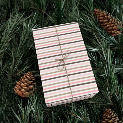 Multi-Color Pinstripe Gift Wrap Papers