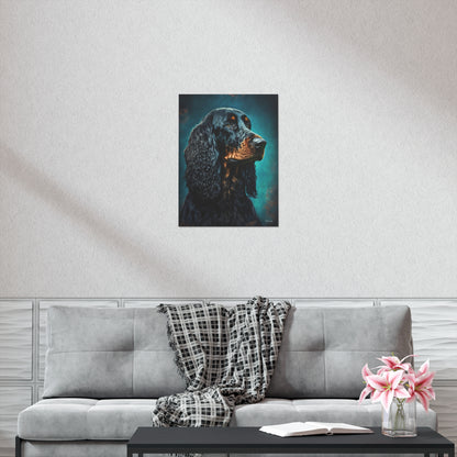 Gordon Setter Dog Premium Matte Vertical Posters