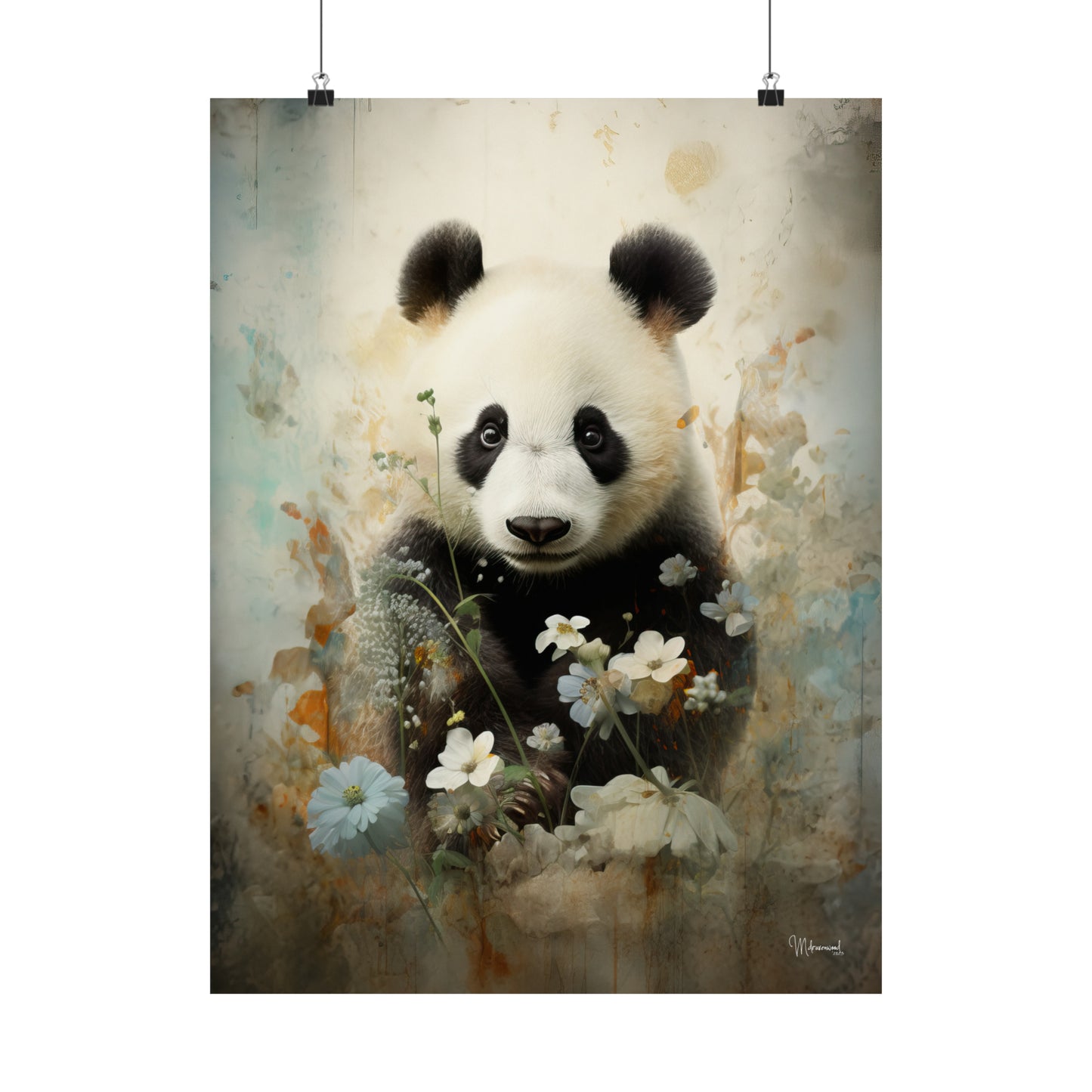 Panda Premium Matte Vertical Posters