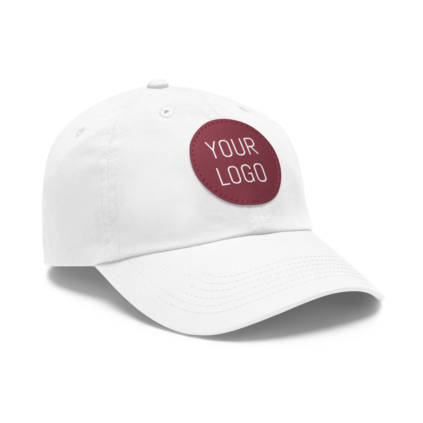 Dad Hat with Leather Patch Personalized for Events & Promotions