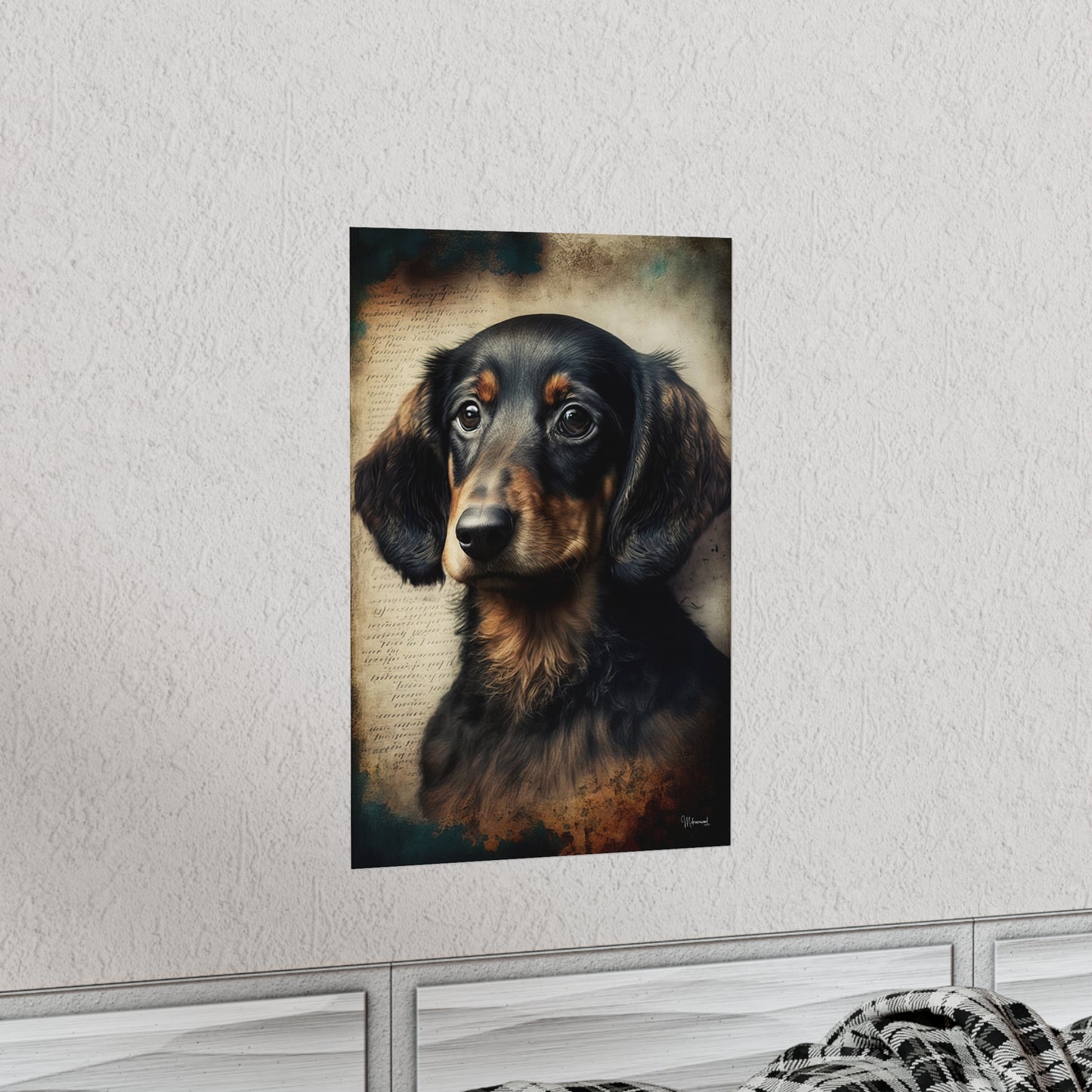 Dachshund Dog Premium Matte Vertical Posters