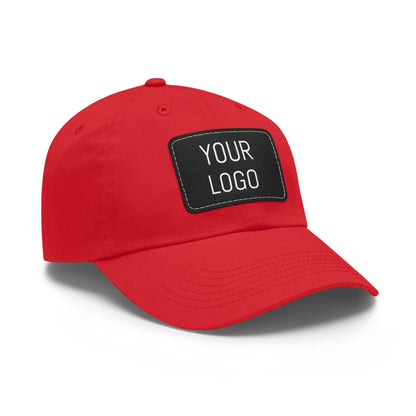 Dad Hat Leather Patch Personalized for Events & Promotions