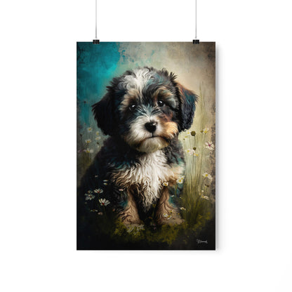 Havanese Puppy Premium Matte Vertical Posters