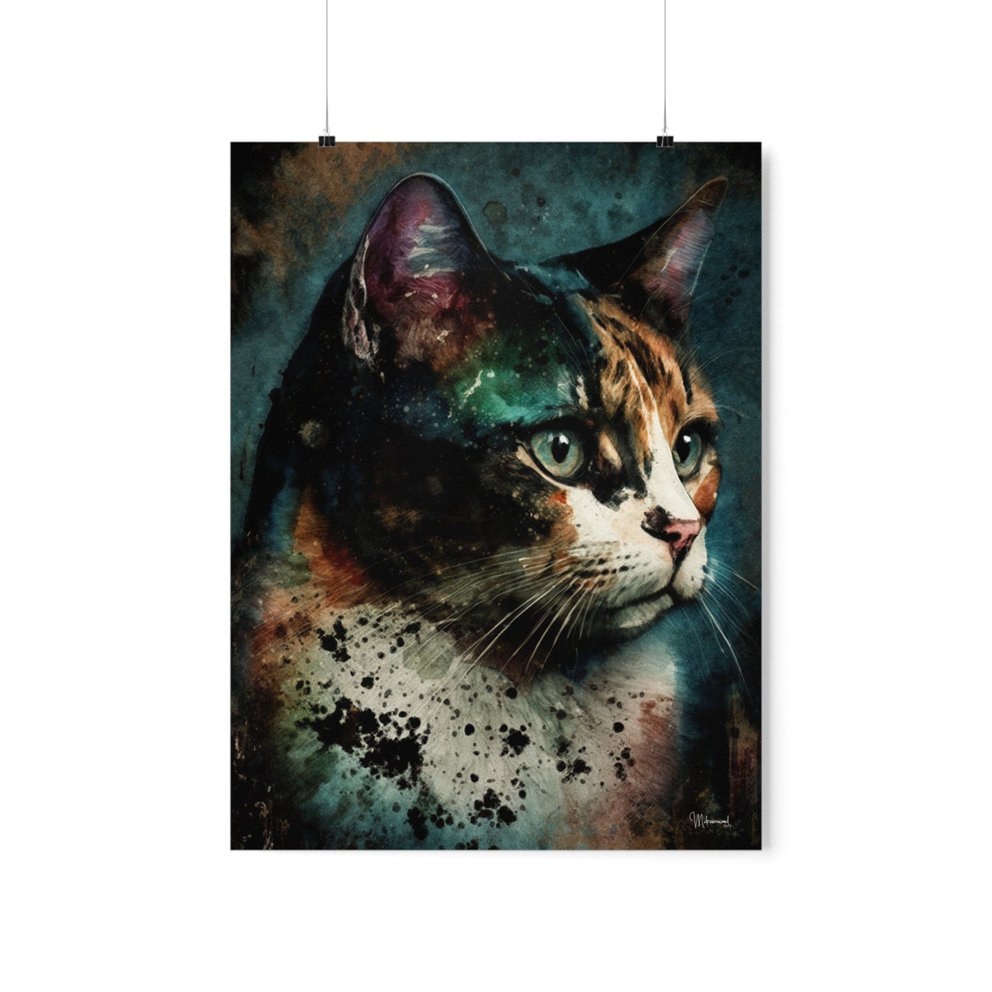 Calico Cat Premium Matte Vertical Posters