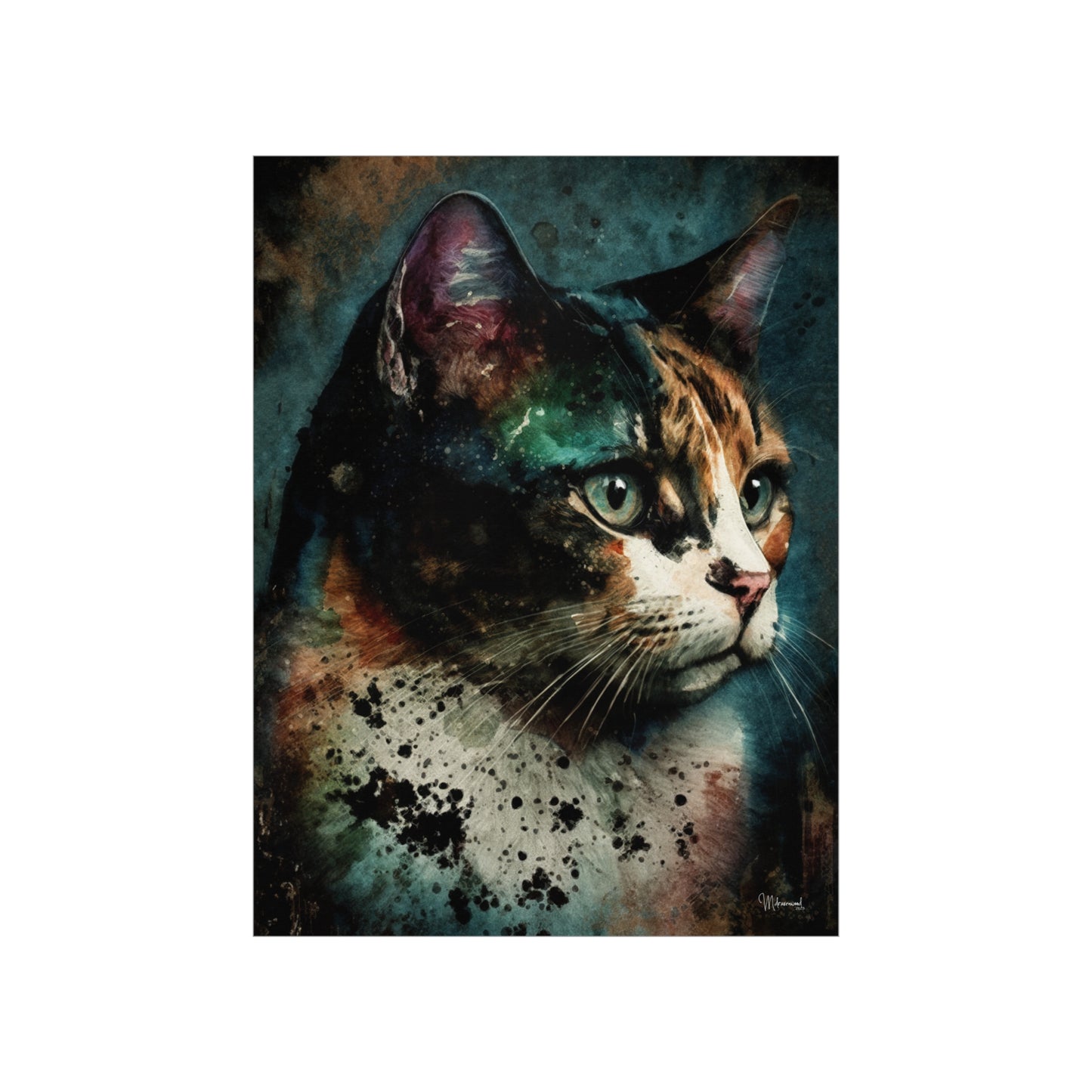 Calico Cat Premium Matte Vertical Posters