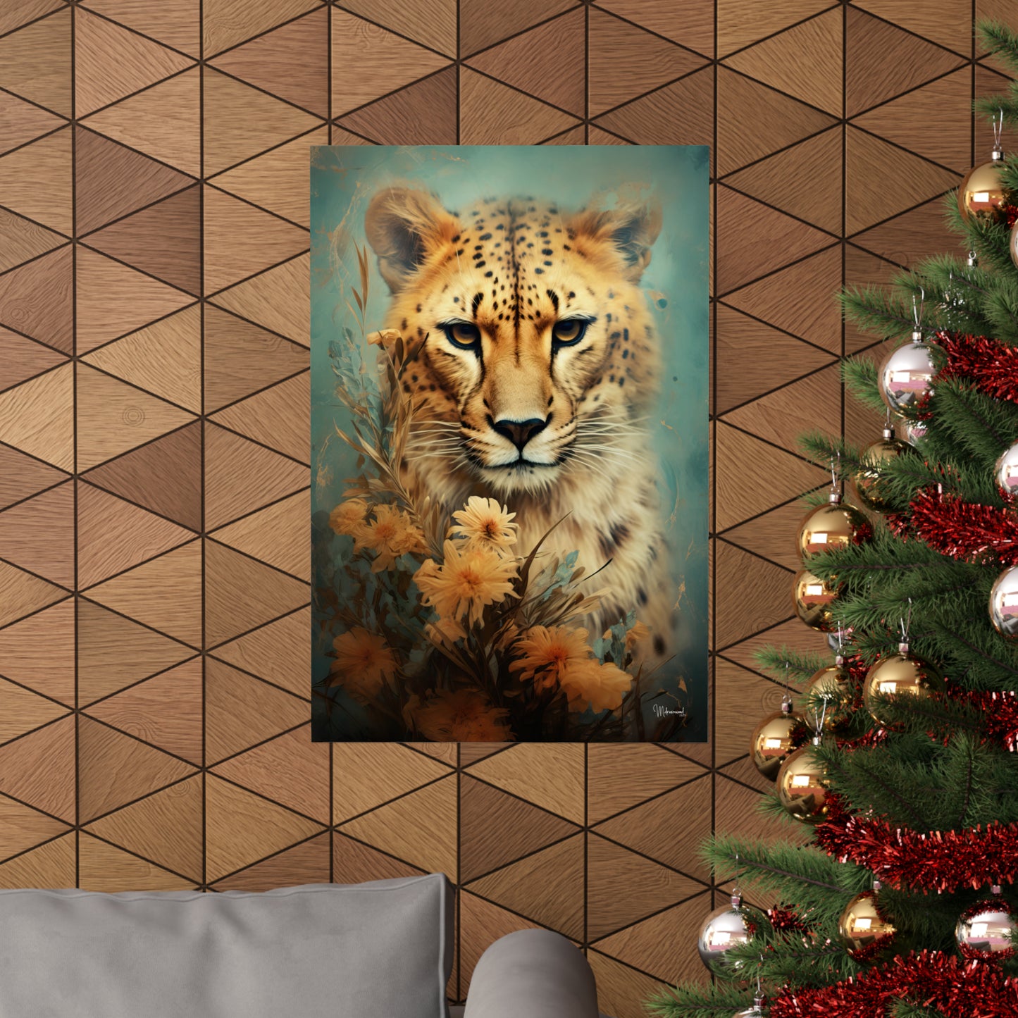 Cheetah Premium Matte Vertical Posters