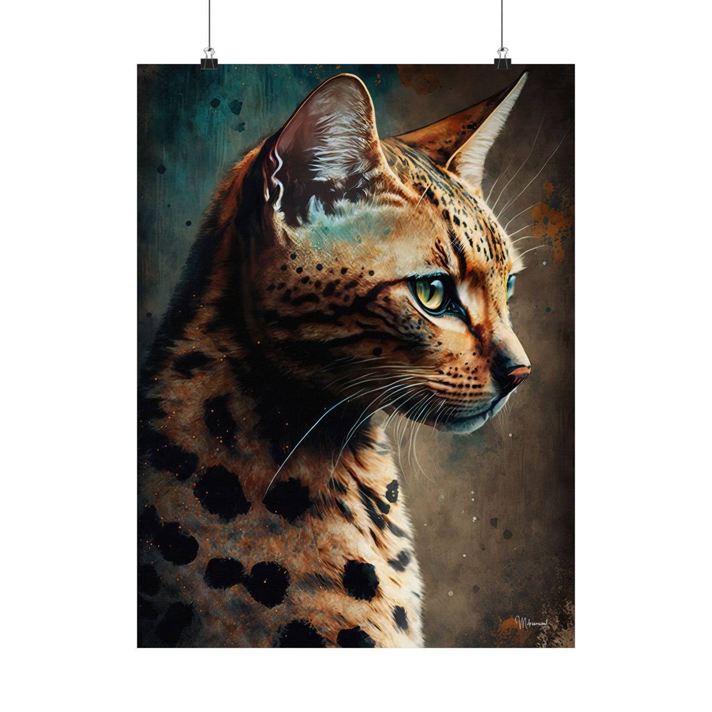 Bengal Cat Premium Matte Vertical Posters