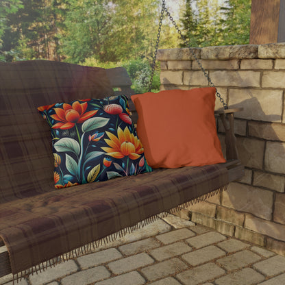 Tropical Floral Outdoor Pillows