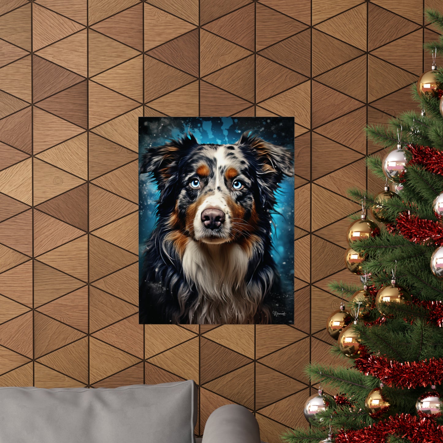 Australian Shepherd Premium Matte Vertical Posters