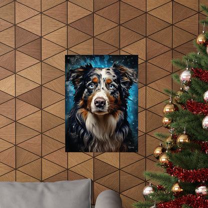 Australian Shepherd Premium Matte Vertical Posters