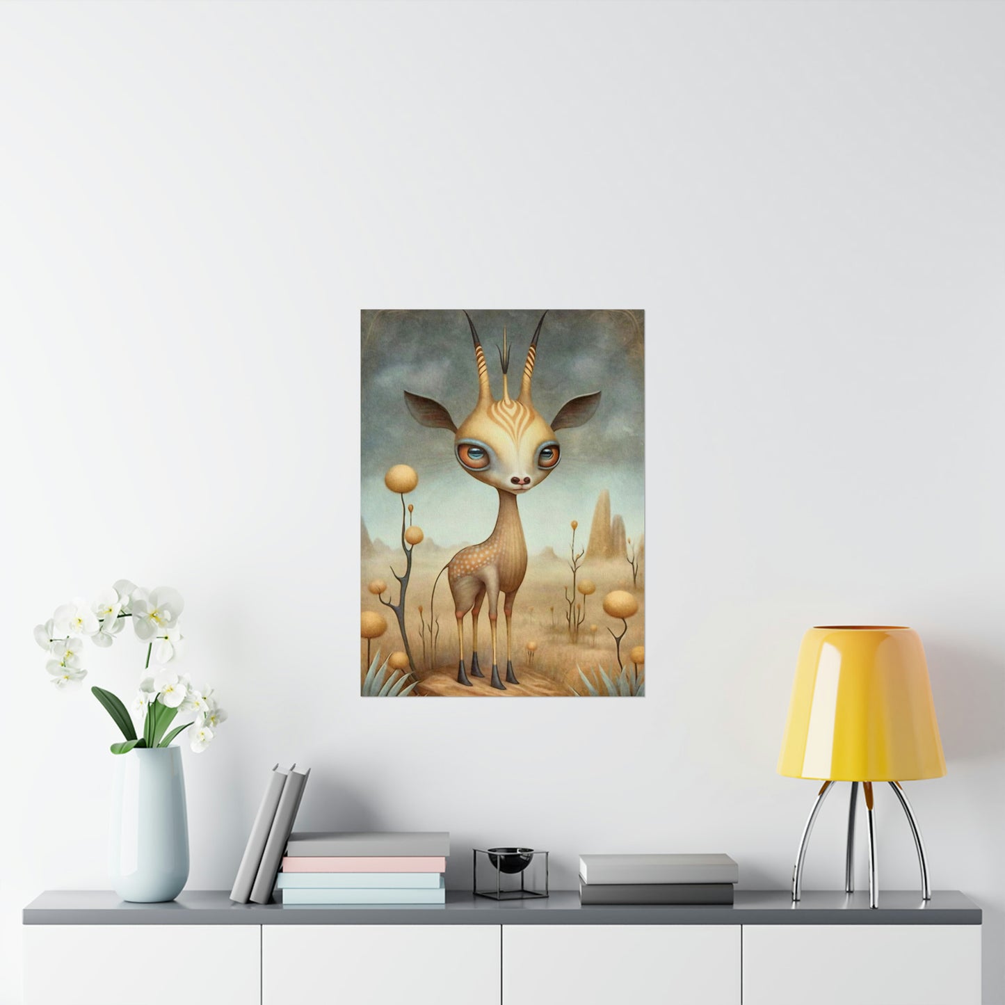 Safari Kids Collection- Gazelle Premium Matte Vertical Posters