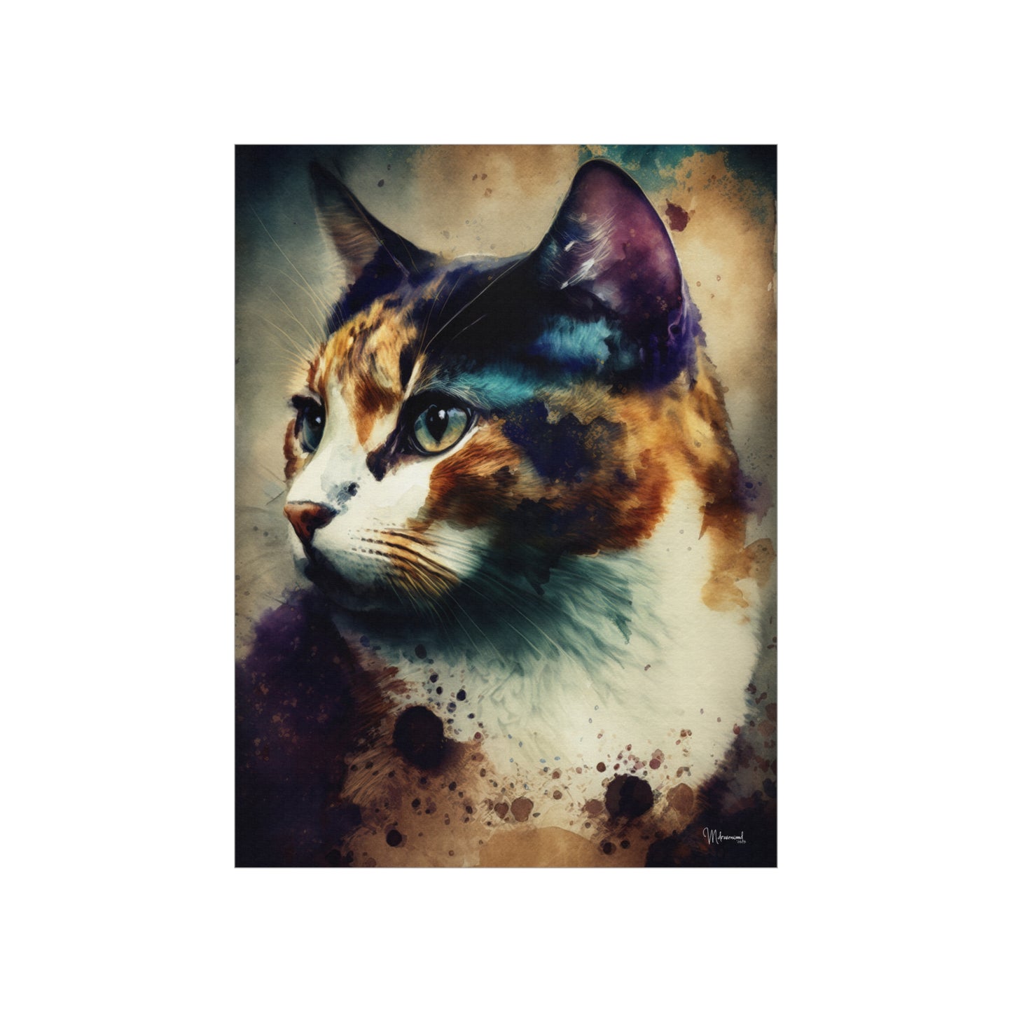 Calico Cat Premium Matte Vertical Posters