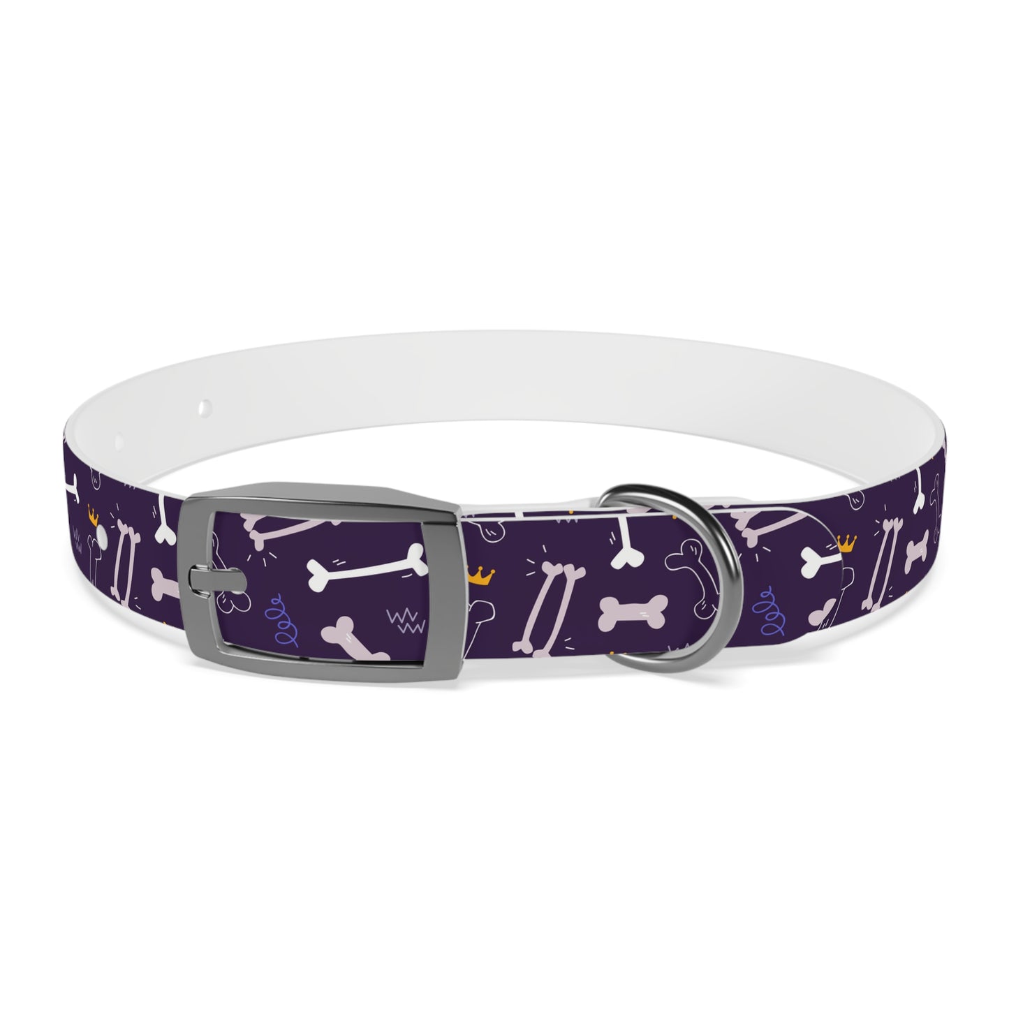 Sassy Pet's Purple Bones Collar