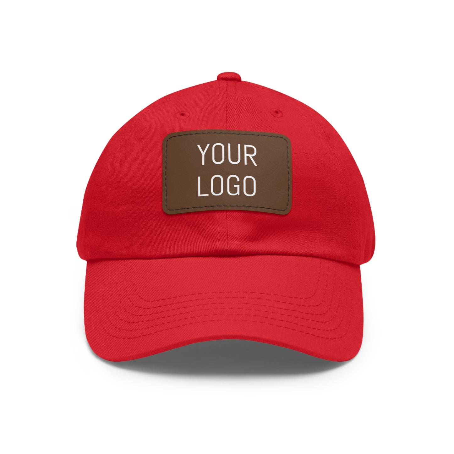Dad Hat Leather Patch Personalized for Events & Promotions