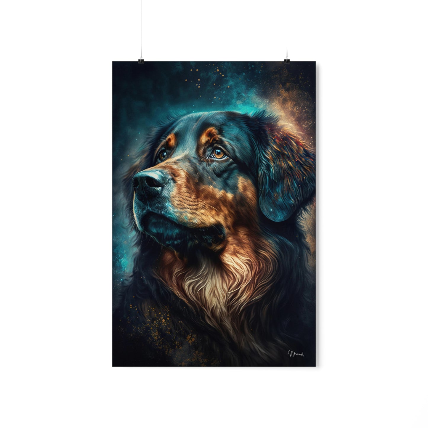 Hovawart Hund Dog Premium Matte Vertical Posters