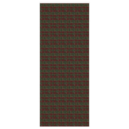 Cozy Christmas Red & Green Plaid Wrapping Paper