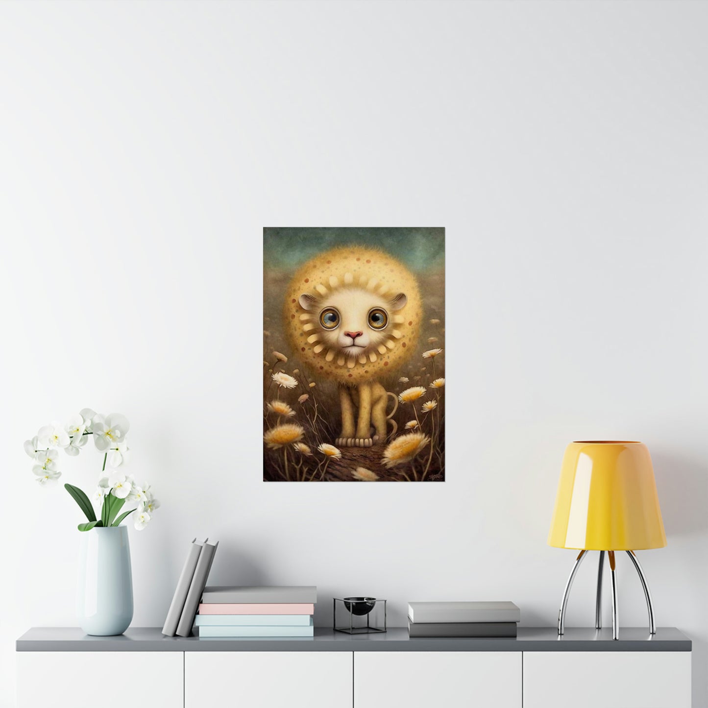 Safari Kids Collection- Lion Premium Matte Vertical Posters